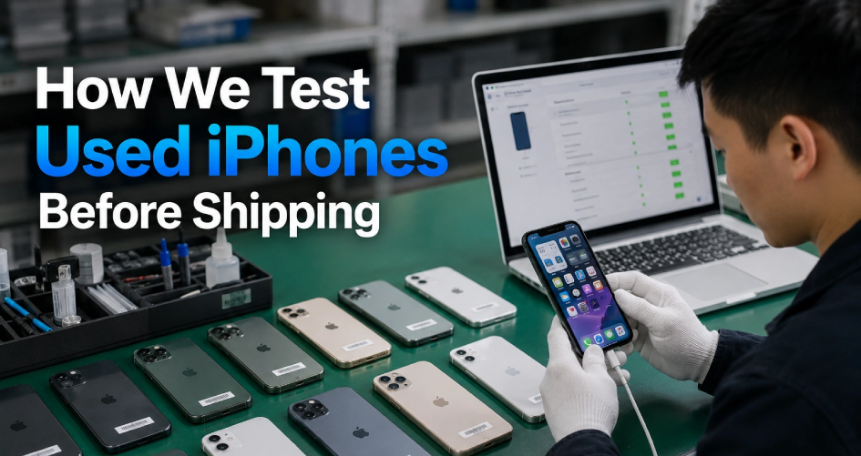 used iPhone testing process