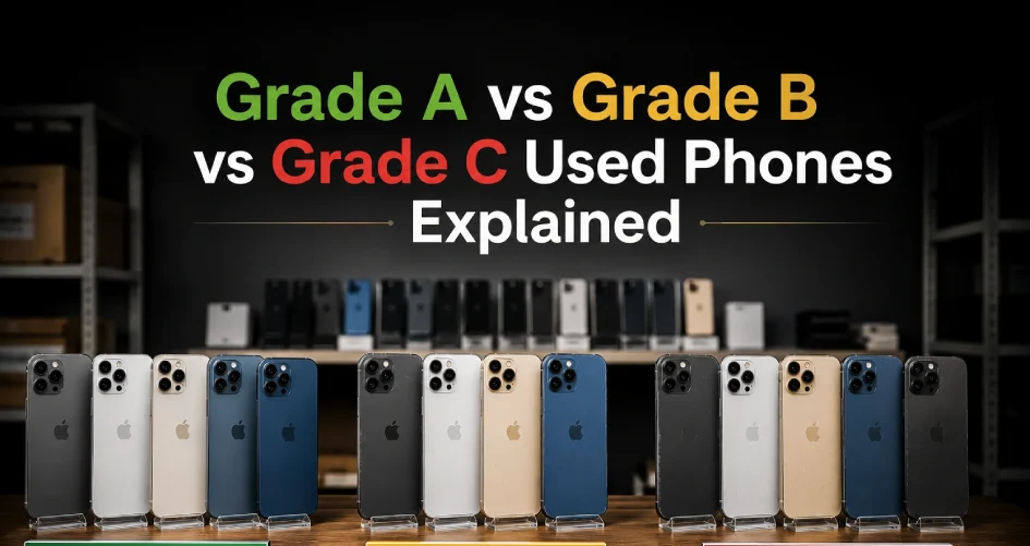 Grade A B C used phones
